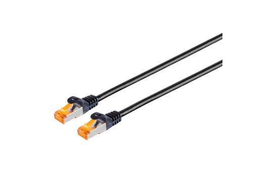 Patchkabel CAT 6a S/FTP Outdoor, schwarz, 20m