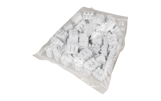 Lüsterklemme McPower mit Betätigungshebel, 0,5-2,5mm², max. 16A, 50er-Pack