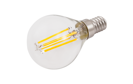 LED Filament Tropfenlampe McShine ''Filed'' E14, 6W, 600lm, warmweiß, dimmbar
