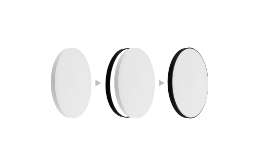 LED-Deckenleuchte McShine ''LD-BW'', 24W, 2800lm, Ø32cm, 3000K, warmweiß