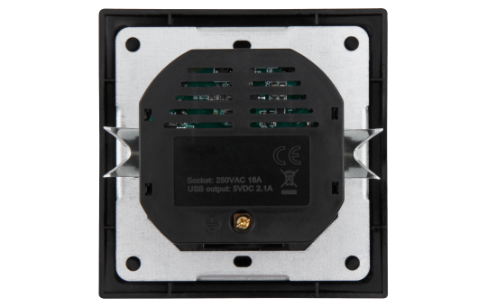 Schutzkontakt-Steckdose mit 2x USB McPower ''Flair'' 250V~/16A, 5V/2,1A, 12er-Pack