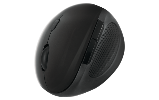 Maus, Wireless 2,4G Mouse, Optisch, schwarz, 1600dpi, Ergonomisches Design