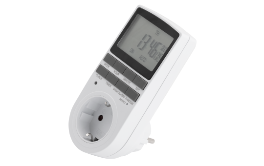 Digitale Zeitschaltuhr McPower ''WZ-10'' 2er-Pack, 10 Programme, 24Std Timer,3680W