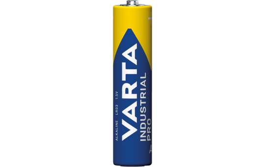 Batterie Alkaline, VARTA, Micro, AAA, LR03, 1.5V, Industrial Pro, Tray (40-Pack)