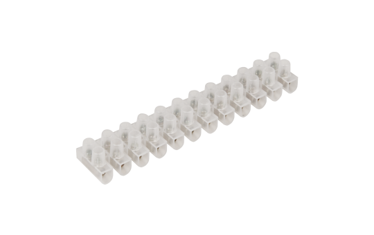 Lüsterklemme McPower, 12 Klemmen, 2,5mm², 3A, transparent, 10er-Pack