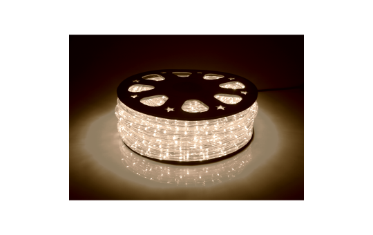 LED-Lichtschlauch McShine, 44m, 1.584 LEDs, IP44, warmweiß, 3000K, 13mm-Ø, 2596lm, 123W