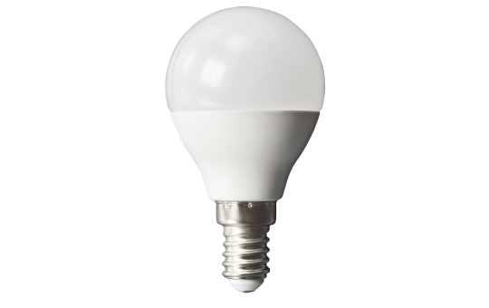 LED Tropfenlampe McShine, E14, 8W, 600lm, 160°, 3000K, warmweiß, Ø45x88mm