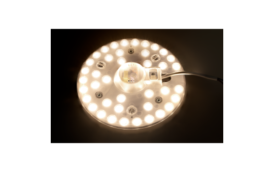 LED-Modul McShine, Umrüstsatz mit Magnethalterung, Ø16,5cm, 20W, 2000lm, 3000K