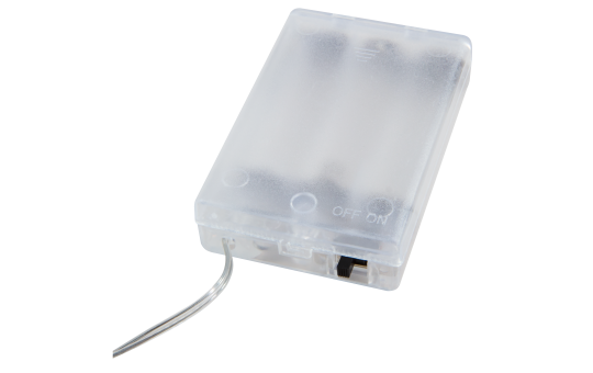 LED Draht-Lichterkette McShine ''Micro'' 80 LEDs, warmweiß, Batteriebetrieb