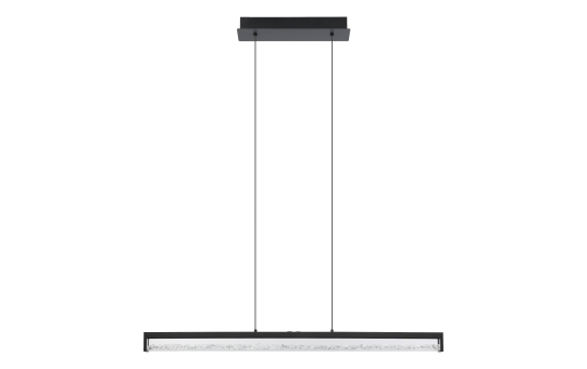 Hängeleuchte EGLO ''Cardito 1'',LED, Alu/Stahl, schwarz,Glas/Brilliantglas,dimmbar