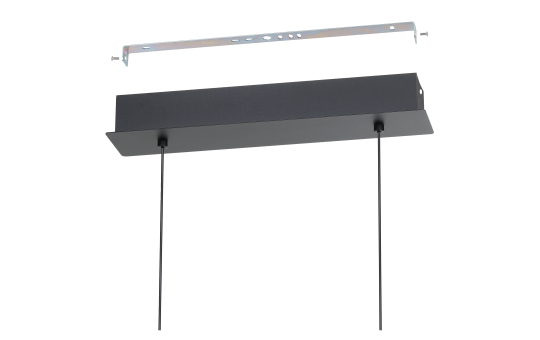 Hängeleuchte EGLO ''Cardito 1'',LED, Alu/Stahl, schwarz,Glas/Brilliantglas,dimmbar