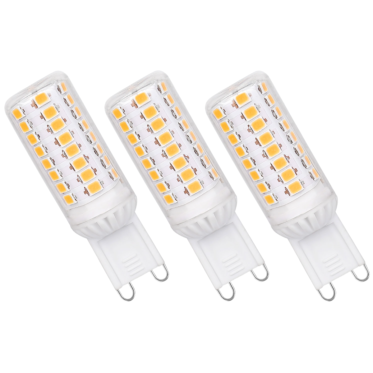 LED-Stiftsockellampe, G9, 4,9W, 540lm, 3000K, 230V, dimmbar, 3er-Pack