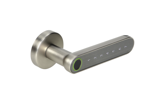 Code-Türdrücker, Touch-Tastatur. PIN-Code, mit Fingerabdruckleser und Bluetooth
