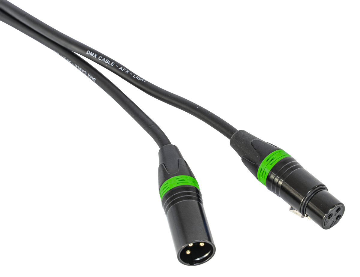 DMX Kabel ''DMX-XLRF-XLRM-1'' DMX Kabel Stecker/ Buchse, 1m