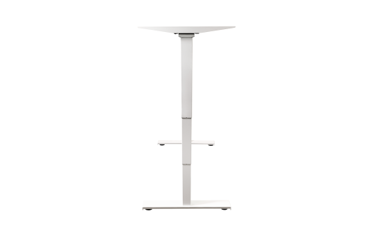 Schreibtisch imstande, Gestell business-w + Platte 120x60cm HPL Platinweiß