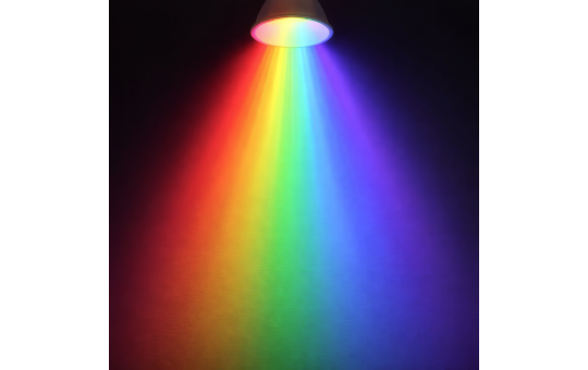 LED-Leuchtmittel ITIUS, GU10, 4,8W, 500lm, RGB+CCT, matter über Thread, 3er-Pack