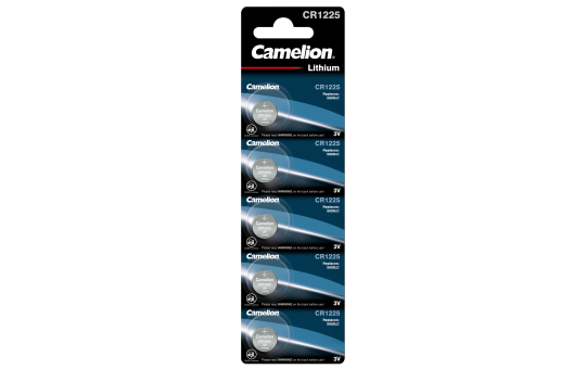 Knopfzelle CAMELION, CR1225 3,0V, Lithium, 5er-Blister