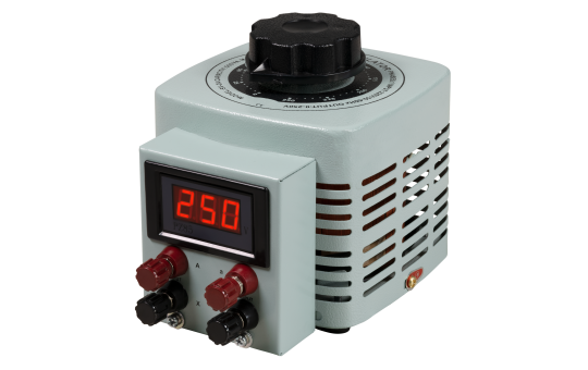 Ringkern-Stelltrafo McPower ''V-2000 LED'', 0-250 V, 2 A, 500 W, NICHT galvanisch getrennt
