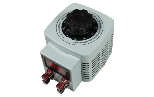 Ringkern-Stelltrafo McPower ''V-2000 LED'', 0-250 V, 2 A, 500 W, NICHT galvanisch getrennt