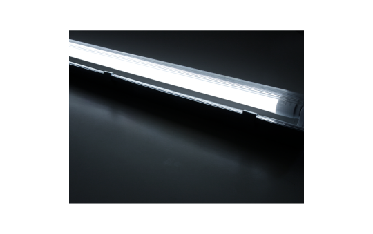 LED Feuchtraumleuchte McShine ''FL-12'', IP65, 2.400 lm, 4000K, 150cm, neutralweiß