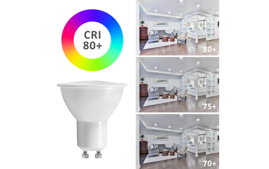 LED-Strahler McShine ''MS-60-10dimm'' 6W, 510lm, neutralweiß, dimmbar, 10er-Pack
