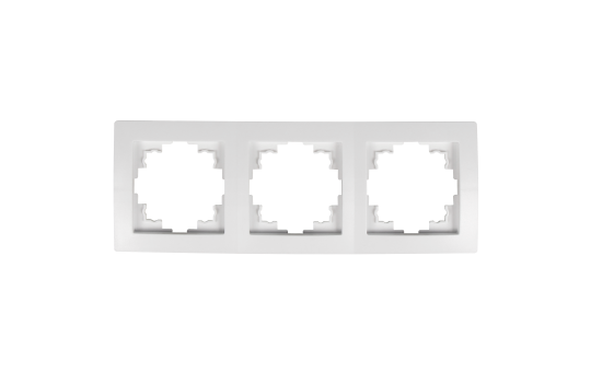 Rahmen McPower ''Flair'', 3-fach, weiß, 18er-Pack