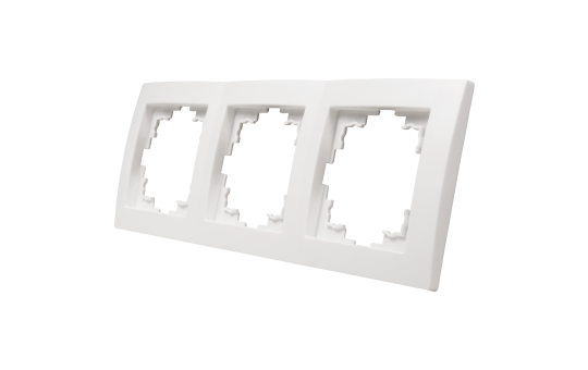 Rahmen McPower ''Flair'', 3-fach, weiß, 18er-Pack