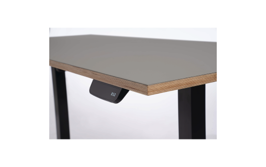 Schreibtisch imstande, Gestell business-b + Platte 140x80cm Iron
