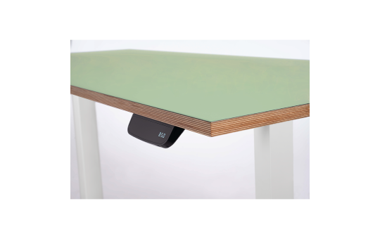 Schreibtisch imstande, Gestell business-w + Platte 120x60cm Pistazio