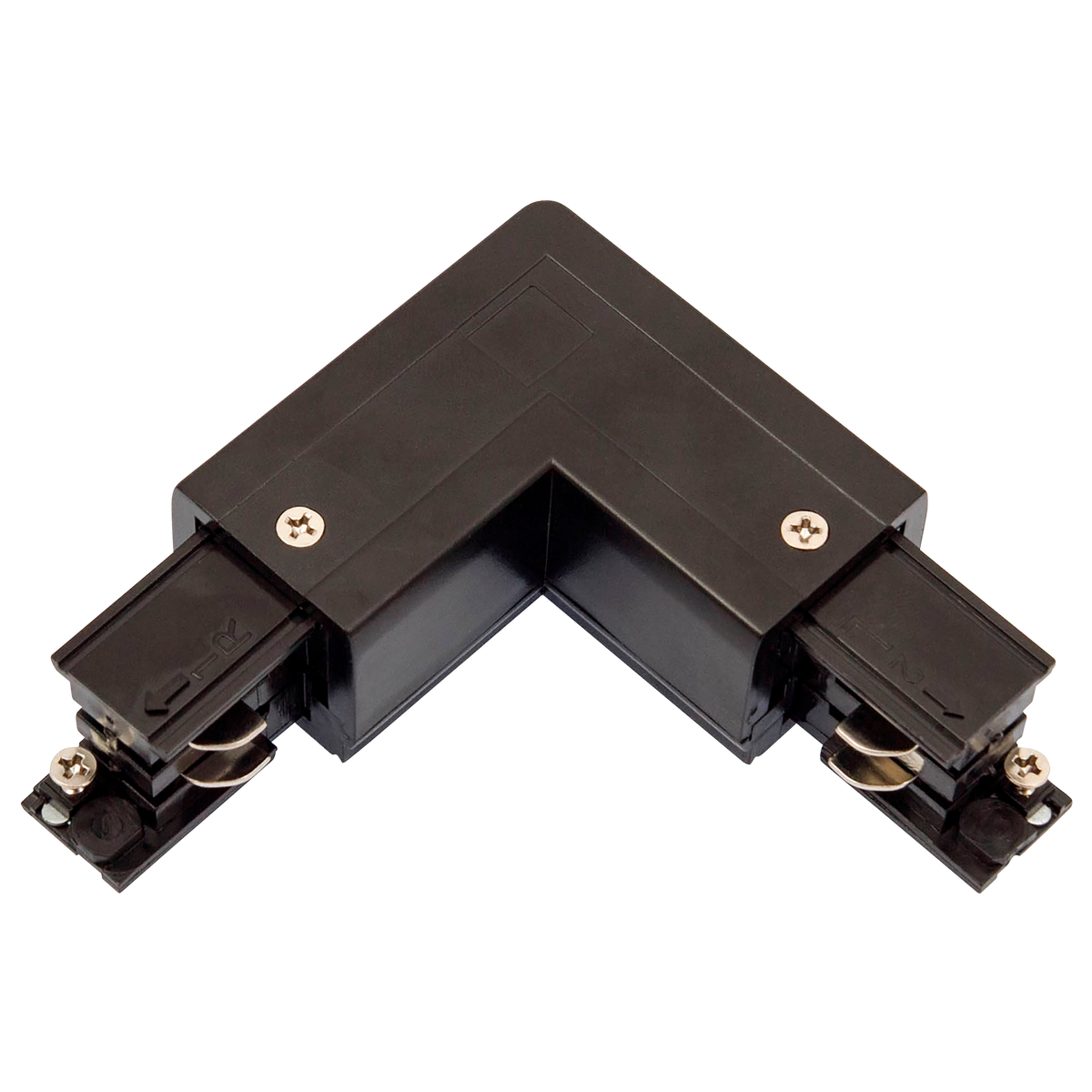 Einspeiser-Steckverbinder ''SPS2'' für 3-Phasen-Schienensystem, L Rechts, schwarz