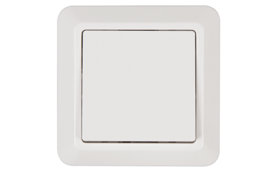 Wechselschalter McPower ''Cup'' 250V~/10A, UP, weiß, inkl. Rahmen, 20er-Pack