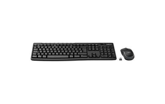 Tastatur/Maus-Set Logitech ''MK270'', 1000dpi, schwarz, kabellos