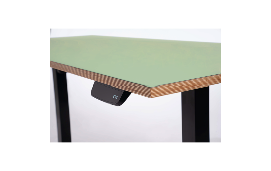 Schreibtisch imstande, Gestell business-b + Platte 120x60cm Pistazio