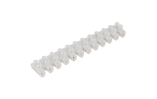 Lüsterklemme McPower, 12 Klemmen, 6,0mm², 10A, transparent, 10er-Pack