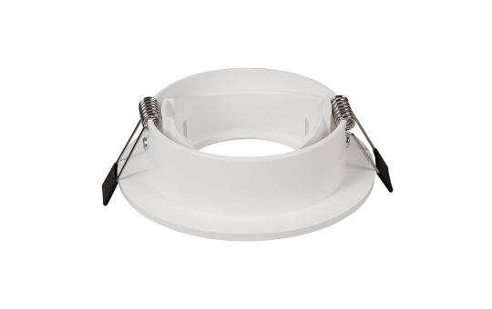 Einbaurahmen McShine ''DL-475'' rund, Ø90mm, schwenkbar, weiß