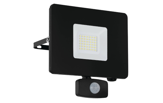 Wandleuchte EGLO ''Faedo 3'', LED, 31W, Alu, 5000K, 3400lm, mit Sensor