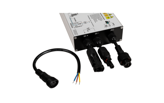 Wechselrichter für Solarmodule McShine, 600W, 5m Kabel