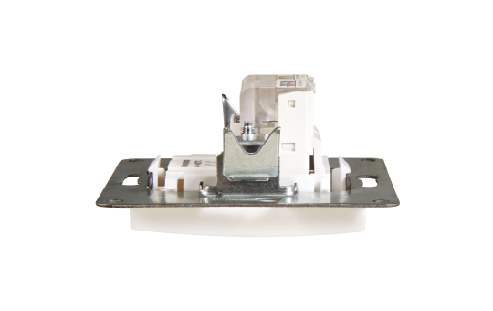 RJ45 + RJ11 Dose McPower ''Flair'' für ISDN, Cat, UP, weiß