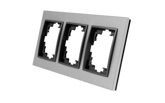 Rahmen McPower ''Flair'', 3-fach, silbernes Aluminium