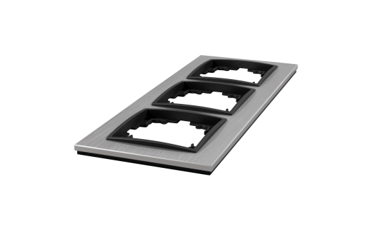 Rahmen McPower ''Flair'', 3-fach, silbernes Aluminium
