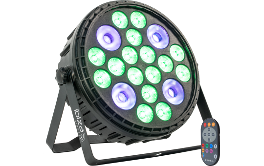 Licht Effekt IBIZA ''BIGPAR'' inkl. Fernbedienung, 120W, 250x85mm, UV LEDs