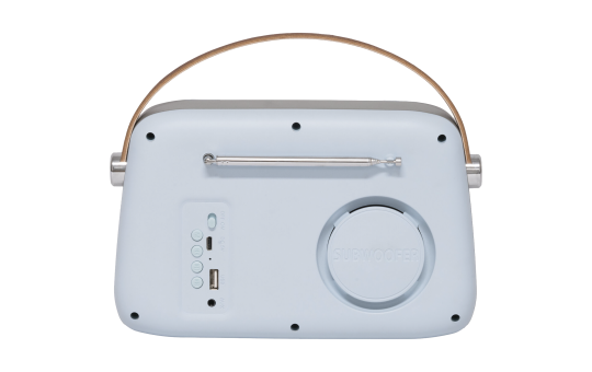 Retro-Radio MADISON ''FREESOUND-VR30BL-DAB'', Bluetooth, DAB, FM, blau