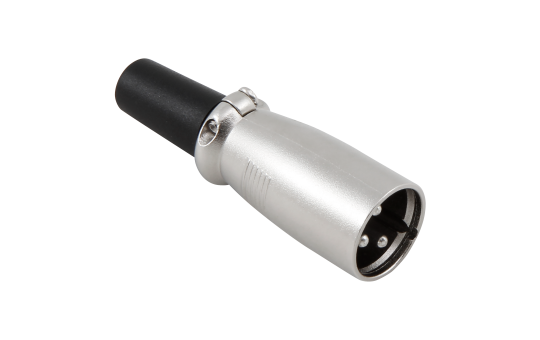 Mikrofon XLR-Stecker HOLLYWOOD 3-polig, Metall