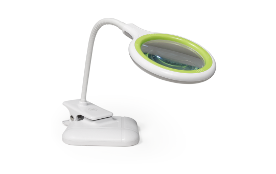 Lupenleuchte McShine ''LL-52'', 36 LEDs, Tisch- und Klemmleuchte, dimmbar, Kunststoff