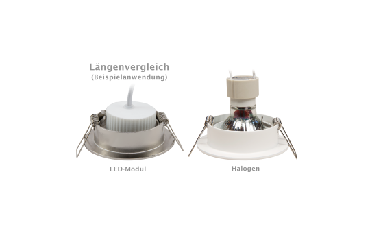LED-Modul McShine ''PL-30'' 3W, 265Lumen, 230V, 50x25mm, warmweiß, 3000K