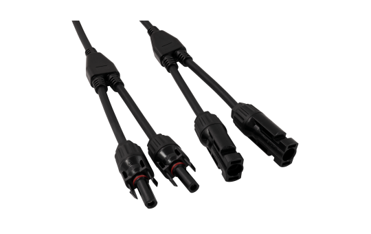Y-Stecker-Adapterkabel McShine, für Solarkabel, IP67, 2er-Set