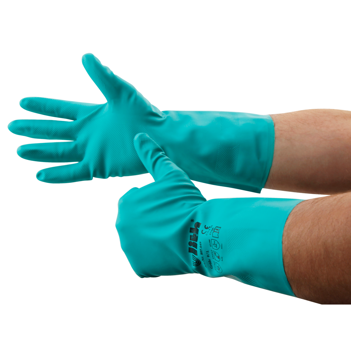 Haushalt- und Industriehandschuh, Nitril-Kautschuk, Größe 11/XXL