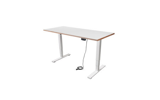 Schreibtisch imstande, business-w + Platte 140x60cm Pebble