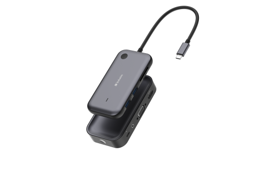 Wireless-Adapter Verbatim ''Share My Screen'', USB-C, HDMI, Full HD, 2xUSB3.2-A