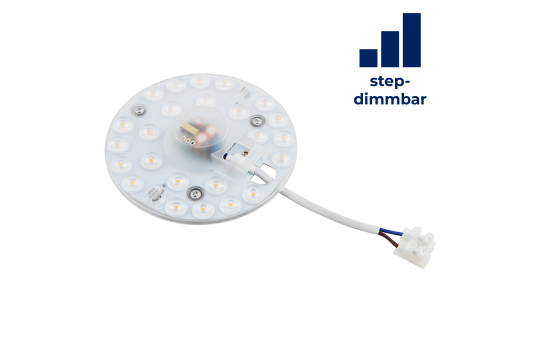 LED-Modul McShine, Umrüstsatz mit Magnethalterung, Ø12,5cm, 12W, 1050lm, 3000K